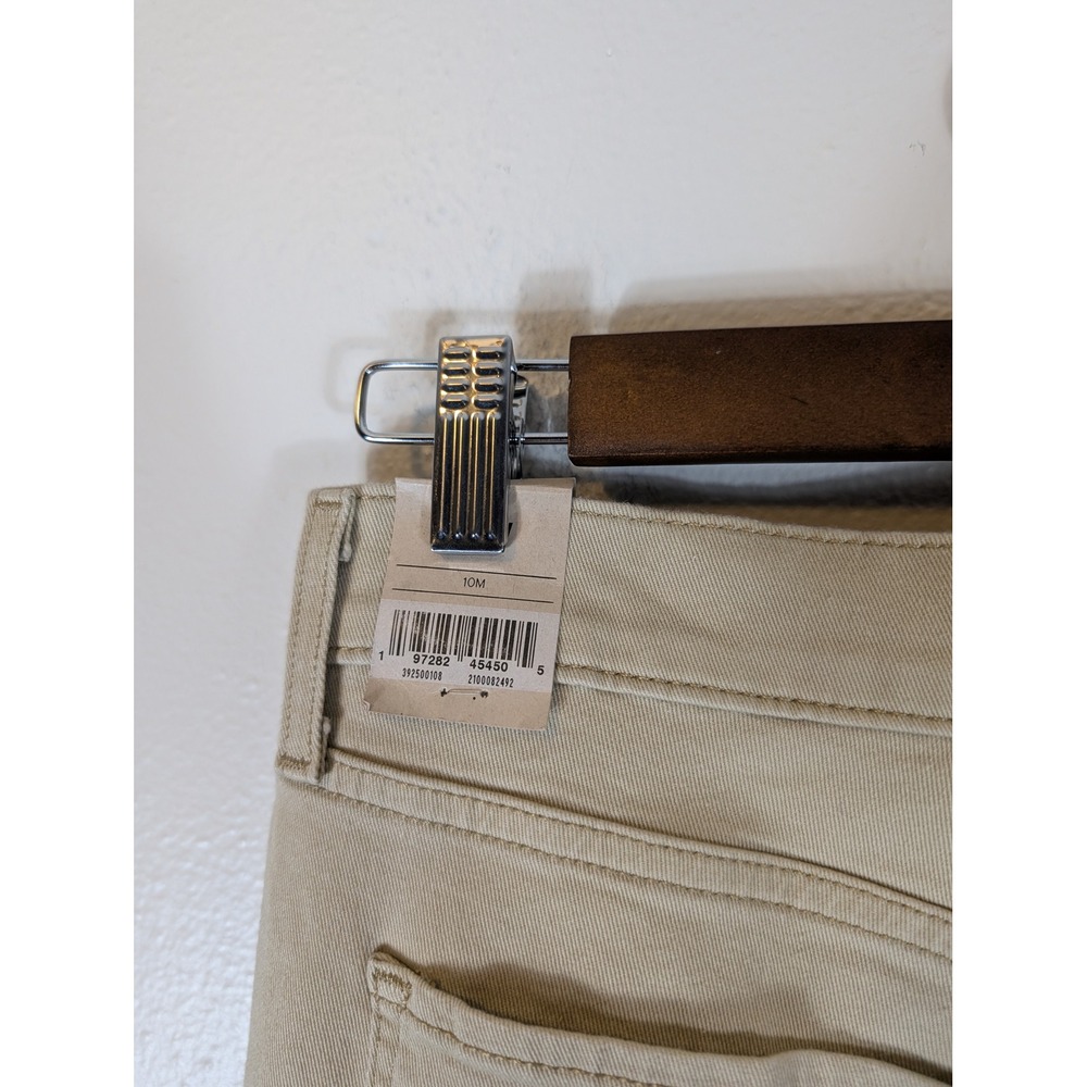Levis Classic Straight Jeans Womens 10 M Tan Khaki Mid Rise Stretch Denim New - Picture 11 of 11